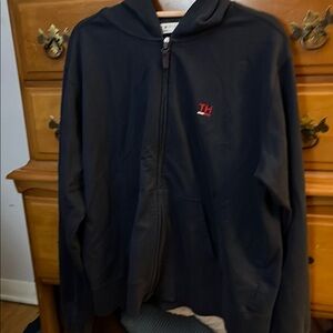 Tommy Hilfiger Vintage 2001 Navy Blue Zip-Up Hoodie EUC